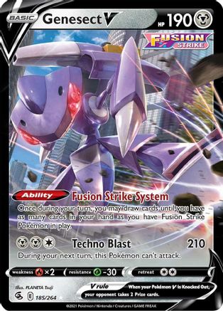 Genesect V (185/264) [Sword & Shield: Fusion Strike]-1