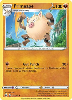 Primeape (134/264) [Sword & Shield: Fusion Strike]-1