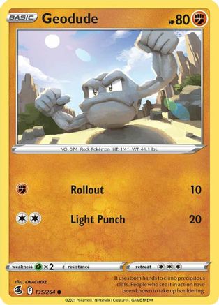 Geodude (135/264) [Sword & Shield: Fusion Strike]-1