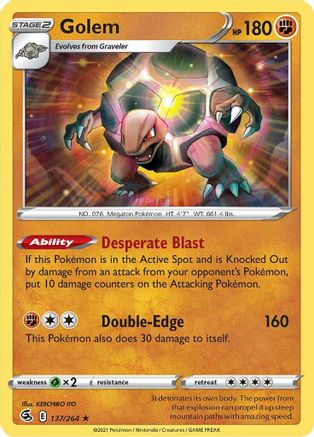 Golem (137/264) [Sword & Shield: Fusion Strike]-1