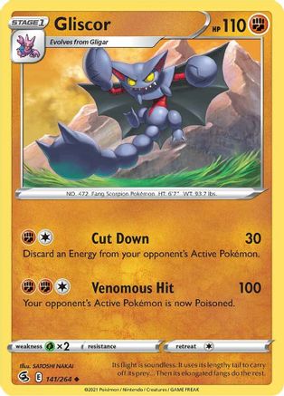Gliscor (141/264) [Sword & Shield: Fusion Strike]-1