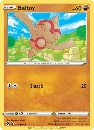 Baltoy (144/264) [Sword & Shield: Fusion Strike]-1