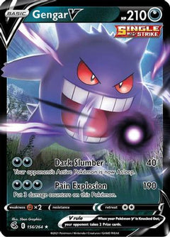Gengar V (156/264) [Sword & Shield: Fusion Strike]-1