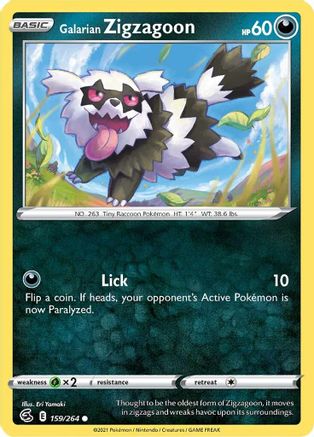 Galarian Zigzagoon (159/264) [Sword & Shield: Fusion Strike]-1