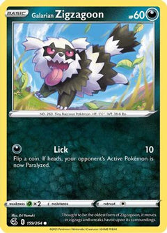 Galarian Zigzagoon (159/264) [Sword & Shield: Fusion Strike]-1