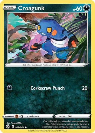 Croagunk (165/264) [Sword & Shield: Fusion Strike]-1