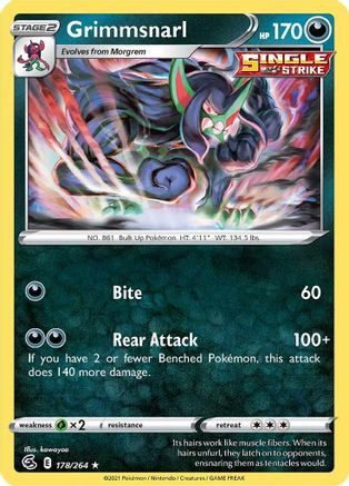 Grimmsnarl (178/264) [Sword & Shield: Fusion Strike]-1