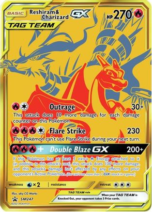 Reshiram & Charizard GX (SM247) [Sun & Moon: Black Star Promos]-1