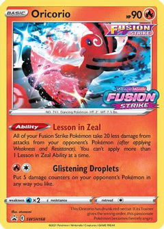 Oricorio (SWSH168) (Prerelease Promo) [Sword & Shield: Black Star Promos]-1