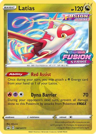 Latias (SWSH171) (Prerelease Promo) [Sword & Shield: Black Star Promos]-1