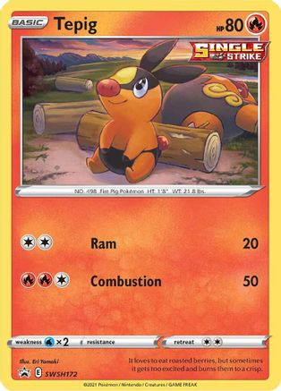 Tepig (SWSH172) [Sword & Shield: Black Star Promos]-1