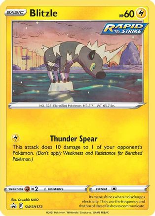 Blitzle (SWSH173) [Sword & Shield: Black Star Promos]-1