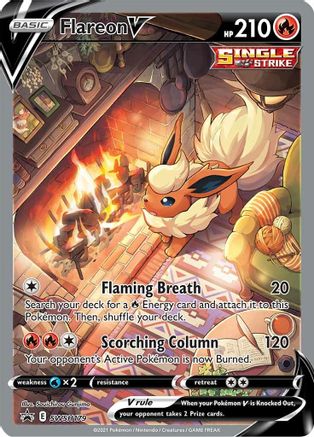 Flareon V (SWSH179) [Sword & Shield: Black Star Promos]-1