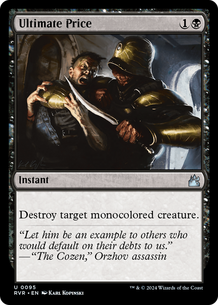 Ultimate Price (RVR-095) - Ravnica Remastered-1