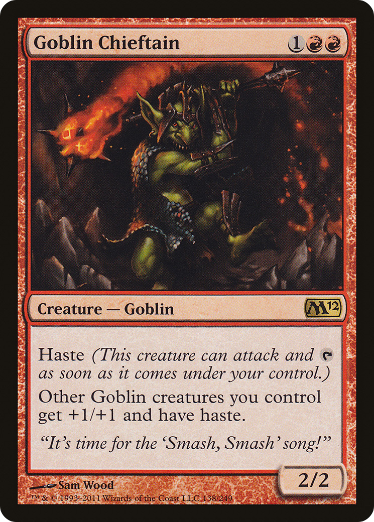 Goblin Chieftain [Magic 2012]-1