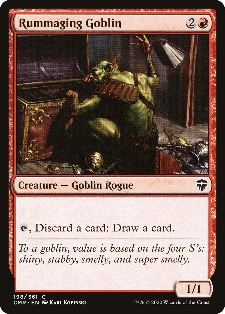 Rummaging Goblin [Commander Legends]-1