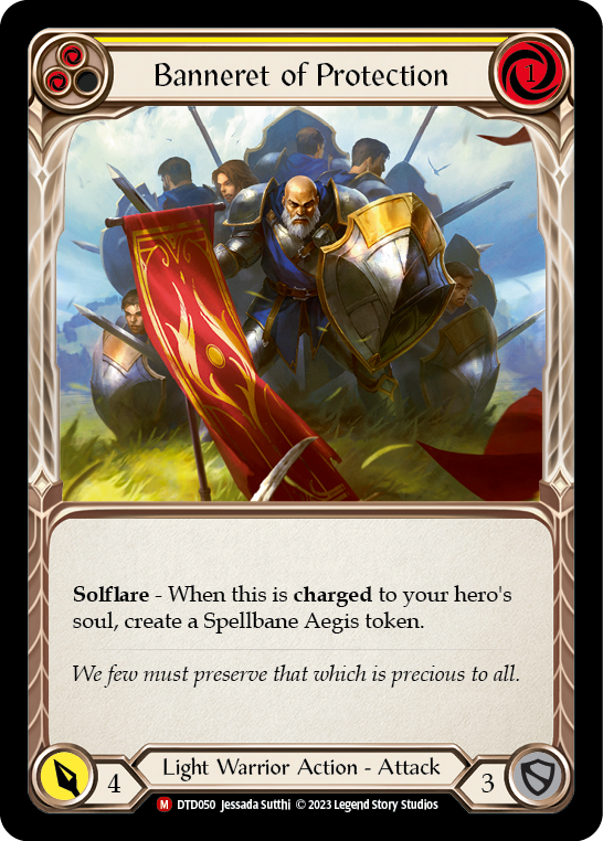 Banneret of Protection [DTD050] (Dusk Till Dawn)  Rainbow Foil-2