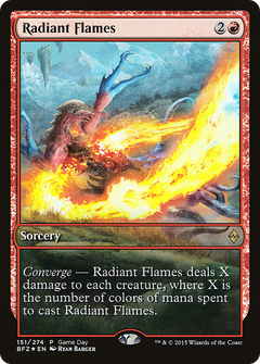 Radiant Flames (Game Day) [Battle for Zendikar Promos]-1