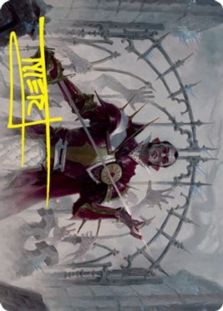 Cemetery Gatekeeper Art Card (Gold-Stamped Signature) (ASVOW-039) - Art Series: Innistrad: Crimson Vow-1