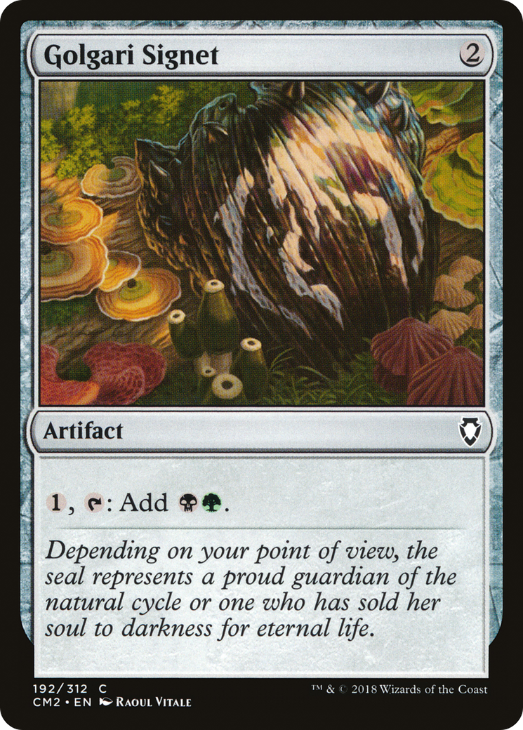 Golgari Signet (192/312) [Commander Anthology Volume II]-1