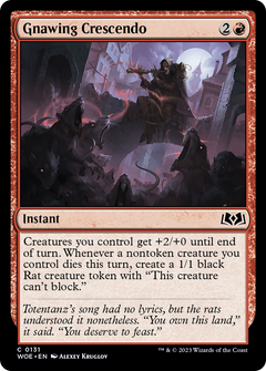 Gnawing Crescendo [Wilds of Eldraine]-1