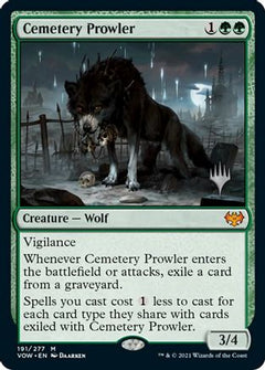 Cemetery Prowler (Promo Pack) [Aetherdrift Promos]-1