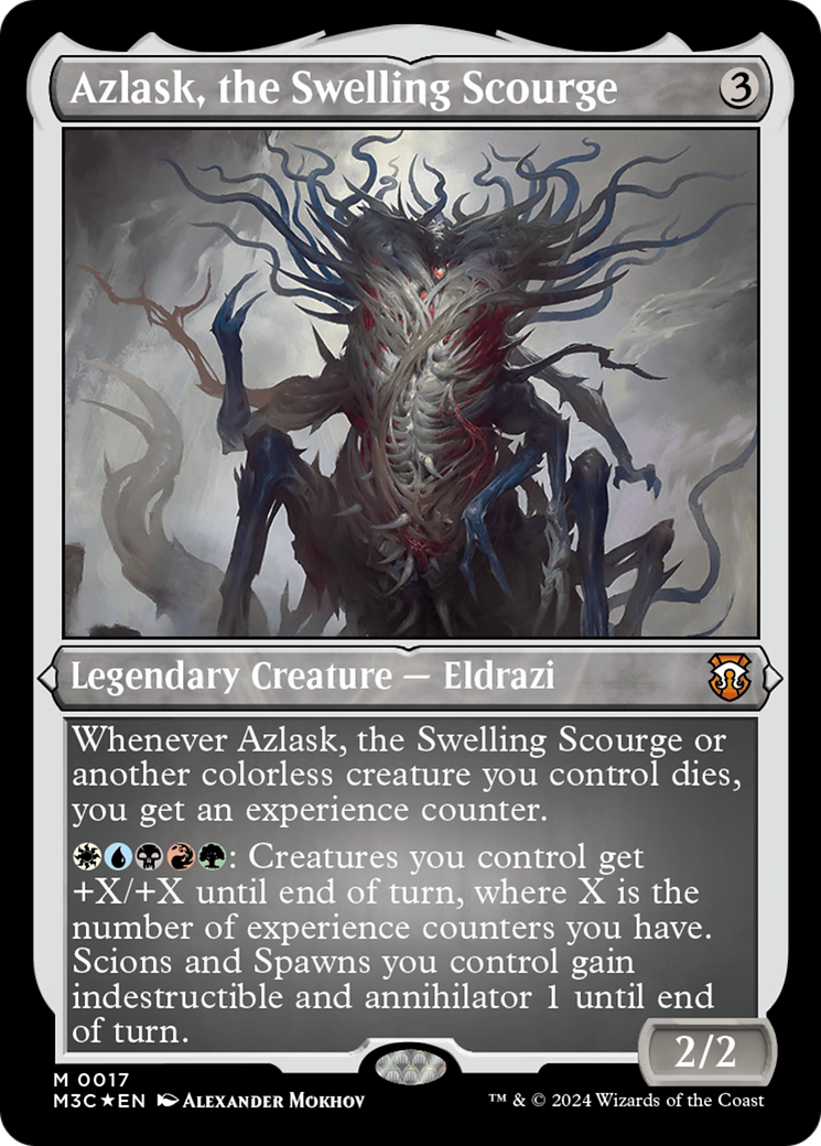 Azlask, the Swelling Scourge (M3C-017) - Modern Horizons 3 Commander Etched Foil-1