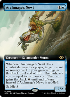 Archmage's Newt (Extended Art) [Outlaws of Thunder Junction]-1