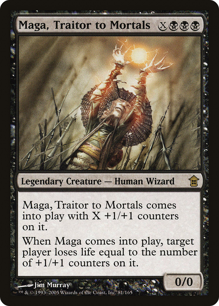 Maga, Traitor to Mortals [Saviors of Kamigawa]-1