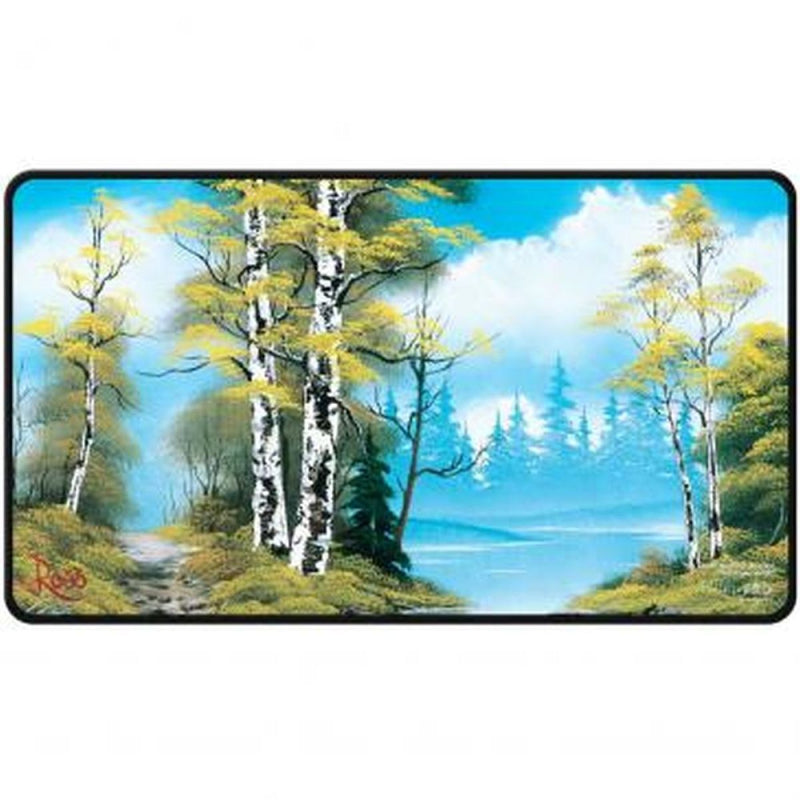 Ultra Pro: Bob Ross - Lakeside Path - Black Stitched Playmat-1