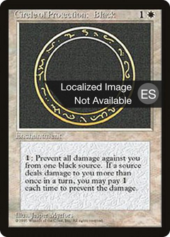 Circle of Protection: Black [Fourth Edition Foreign Black Border]-1