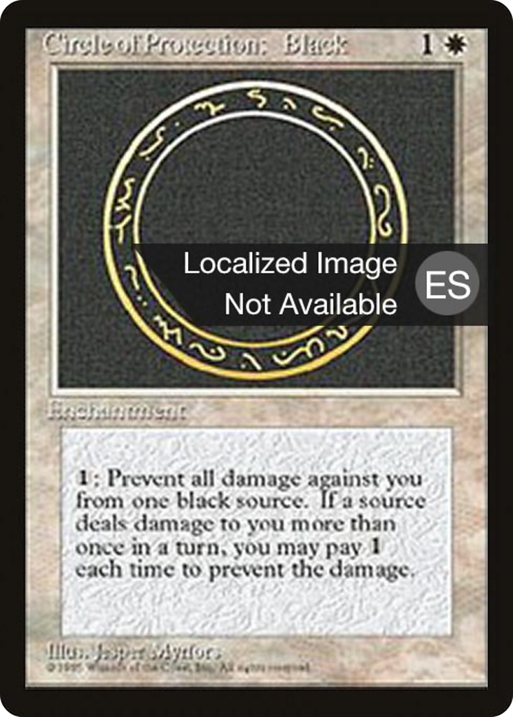 Circle of Protection: Black [Fourth Edition Foreign Black Border]-1