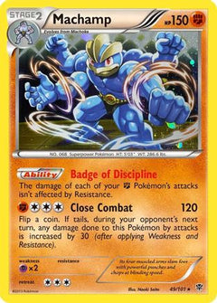 Machamp (49/101) (Cosmos Holo) [Black & White: Plasma Blast]-1