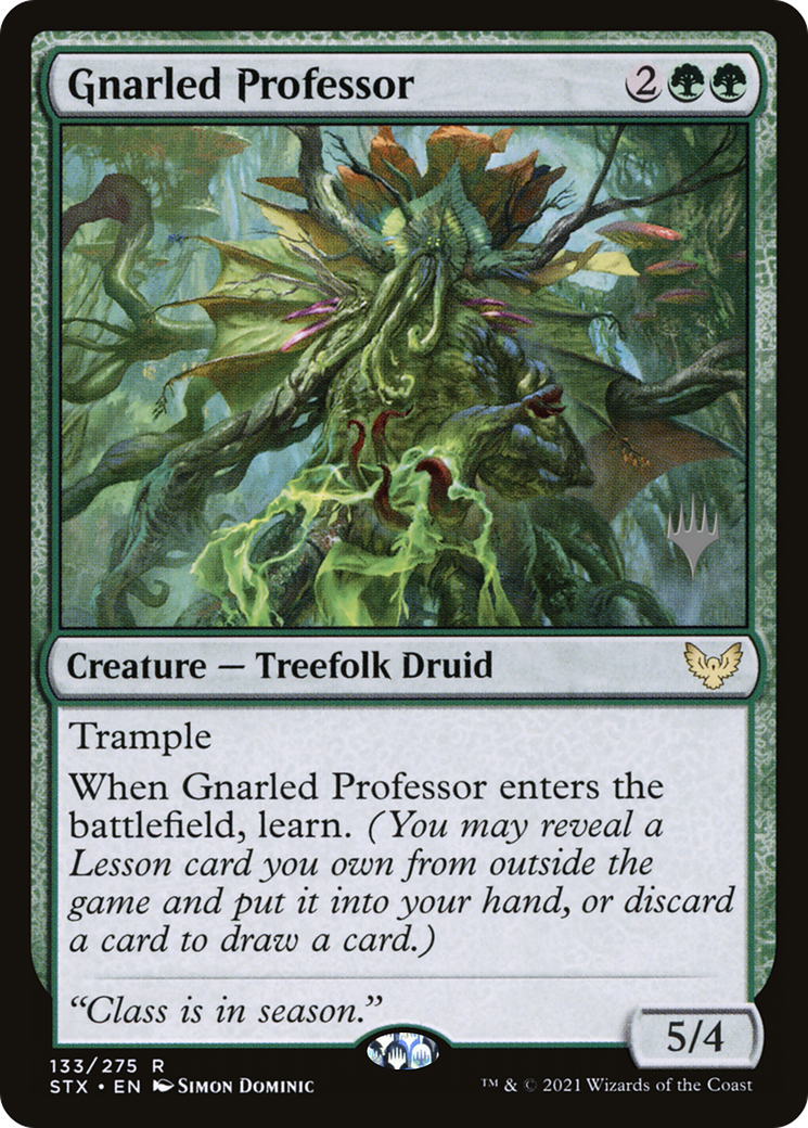 Gnarled Professor (Promo Pack) [Strixhaven: School of Mages Promos]-1