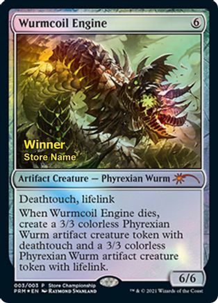 Wurmcoil Engine (Winner) (GAME-003) - Game Day & Store Championship Promos Foil-1