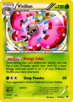 Vivillon (15/162) (Cosmos Holo) [XY: BREAKthrough]-1