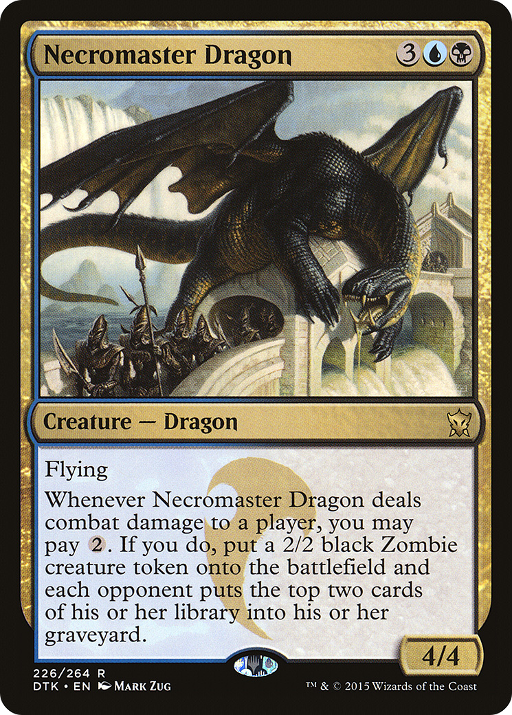 Necromaster Dragon [Dragons of Tarkir]-1