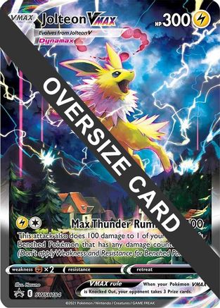 Jolteon VMAX (SWSH184) (Jumbo Card) [Sword & Shield: Black Star Promos]-1