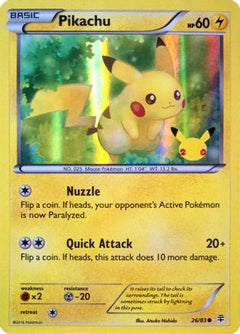 Pikachu (26/83) (20th Anniversary) [XY: Generations]-1