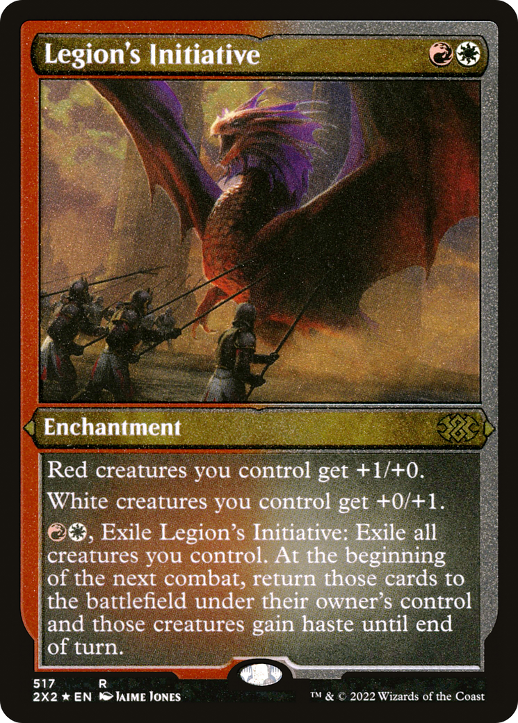 Legion's Initiative (Foil Etched) [Double Masters 2022]-1
