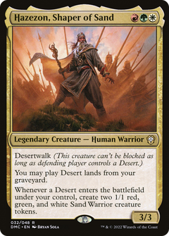Hazezon, Shaper of Sand [Dominaria United Commander]-1
