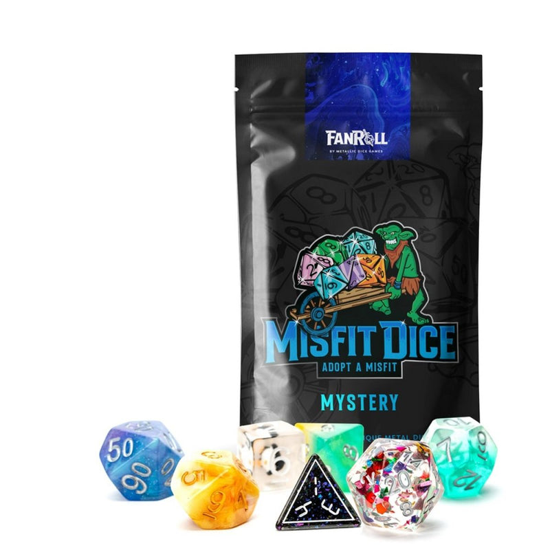 Fanroll: Mystery Misfit Resin Polyhedral Dice Set-1