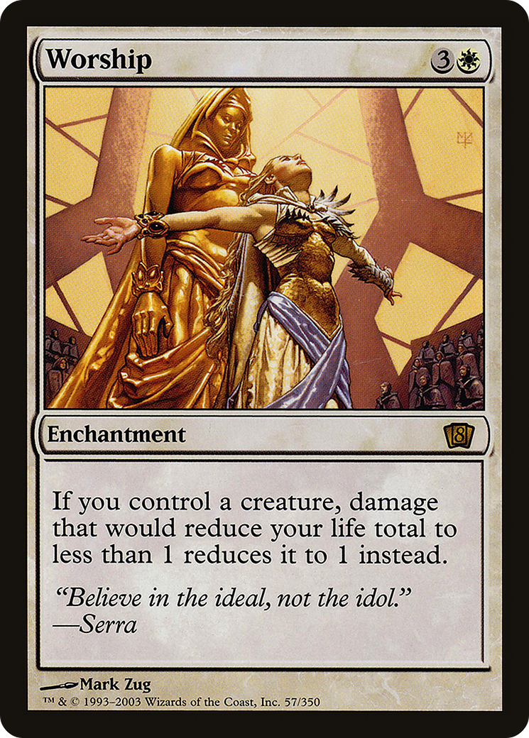 Worship (8ED-057) - 8th Edition Foil-1