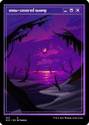 Snow-Covered Swamp (Foil Etched) [Secret Lair Drop Series]-1