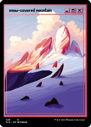 Snow-Covered Mountain (Foil Etched) [Secret Lair Drop Series]-1
