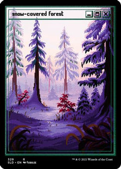 Snow-Covered Forest (Foil Etched) [Secret Lair Drop Series]-1