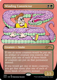 Winding Constrictor (Foil Etched) (SLD-309) - Secret Lair Drop Series Foil-1