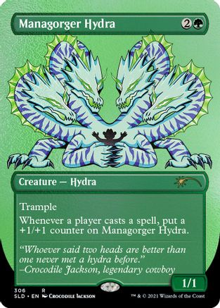 Managorger Hydra (Borderless) (Foil Etched) [Secret Lair Drop Series]-1