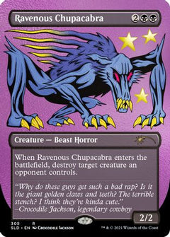 Ravenous Chupacabra (Borderless) (Foil Etched) [Secret Lair Drop Series]-1