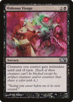 Hideous Visage [Magic 2012]-1